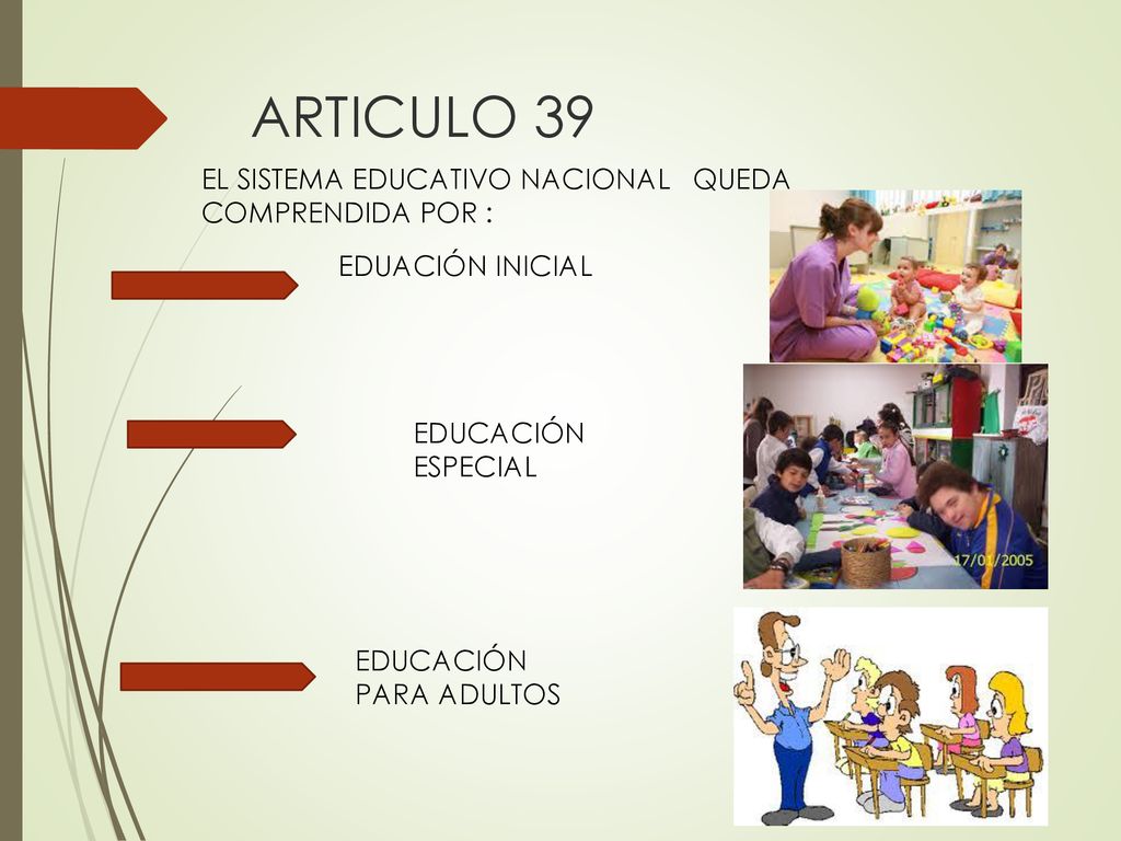 Ley General de la Educación ppt descargar